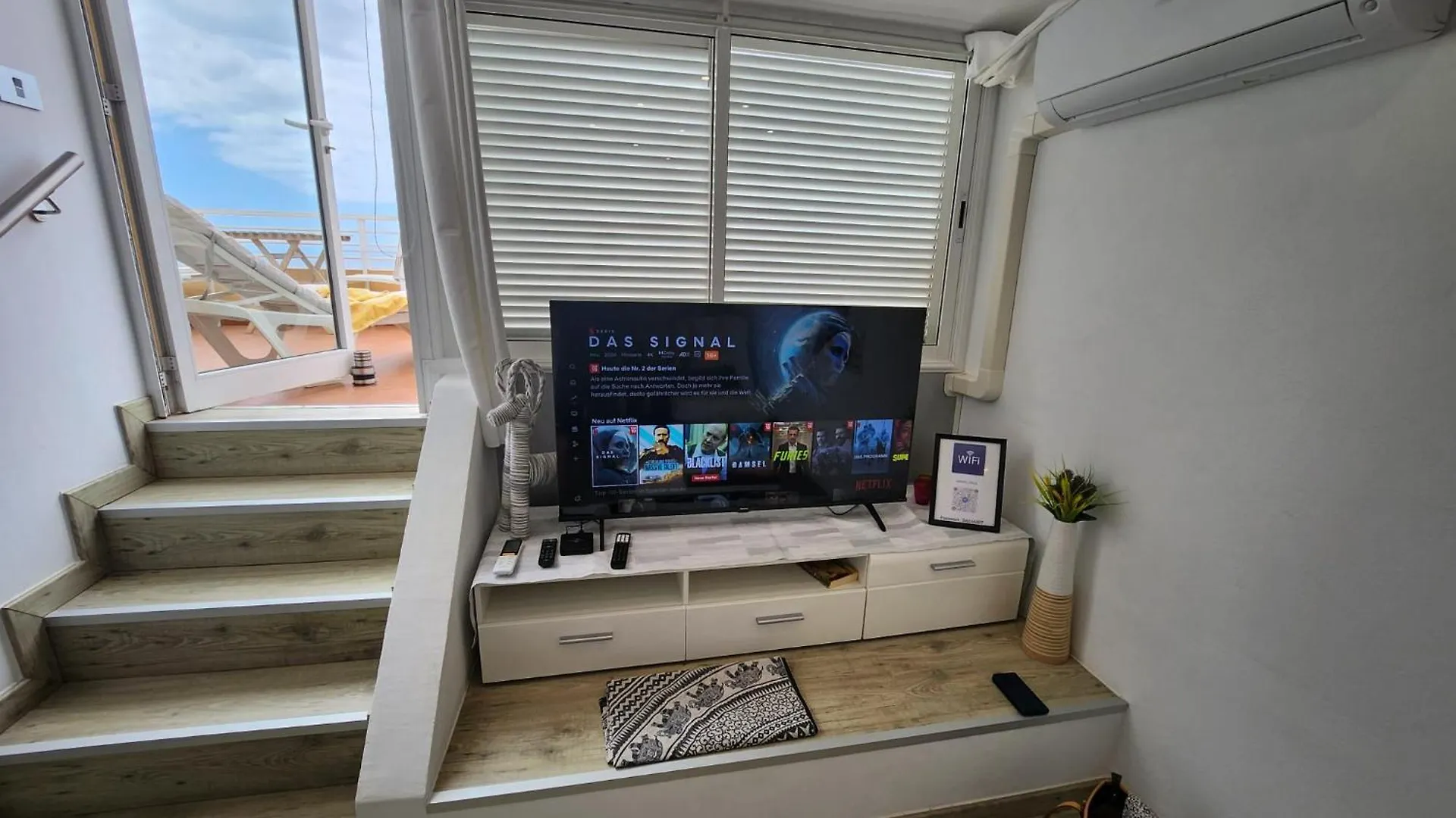 Апартаменты Los Gigantes,Huge Terrace,Sea View,Air Conditioning Пуэрто-де-Сантьяго